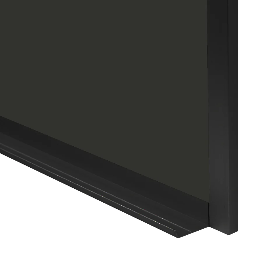 Ebony Aluminum Frame | Portrait Black Ceramic Steel Chalkboard - Image 3