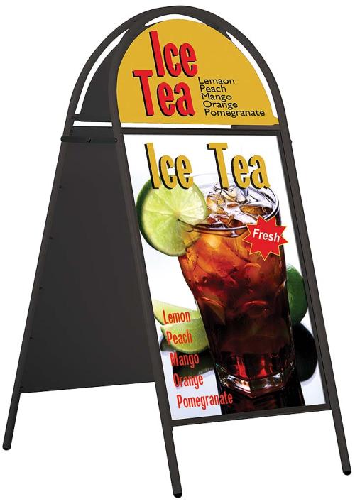 Black | Iron Radius A-Board | 22" x 28" Poster Size - Image 7