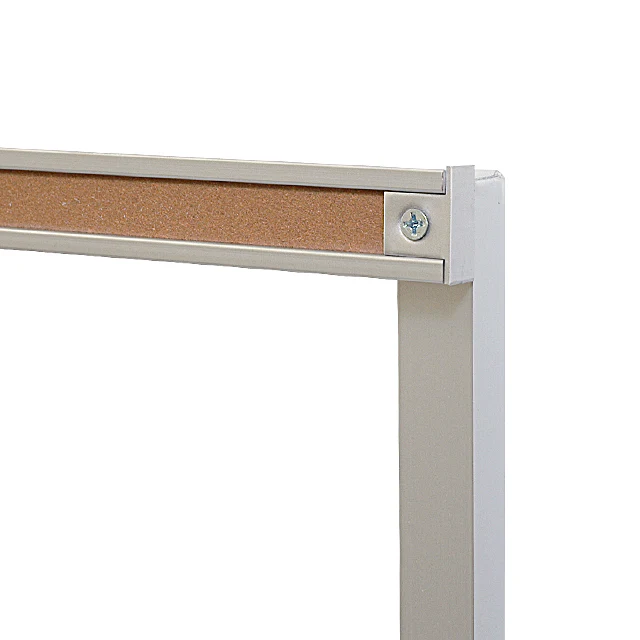 Satin Aluminum Frame | Box Tray & Display Rail Whiteboard - Image 3