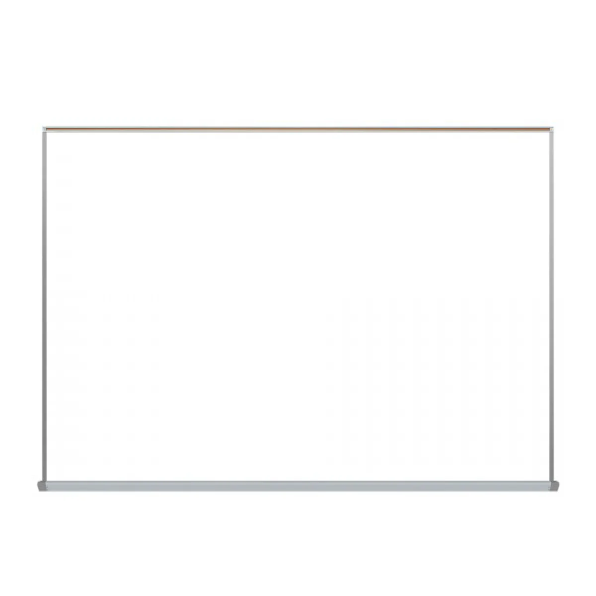 Satin Aluminum Frame | Box Tray & Display Rail Whiteboard - Image 4