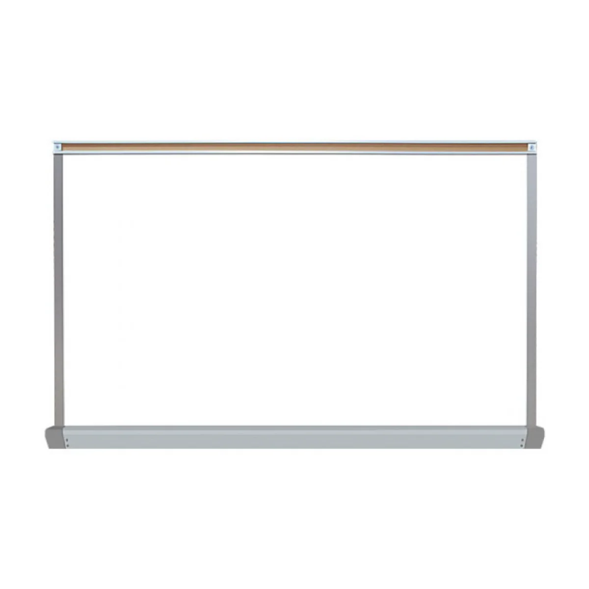 Satin Aluminum Frame | Box Tray & Display Rail Whiteboard - Image 5